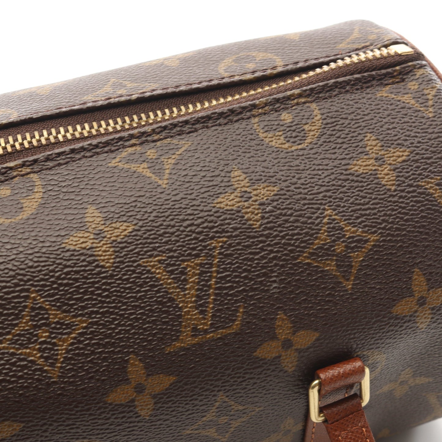 パピヨン26 モノグラム 旧型 ハンドバッグ PVC レザー ブラウン ルイヴィトン バッグ LOUIS VUITTON