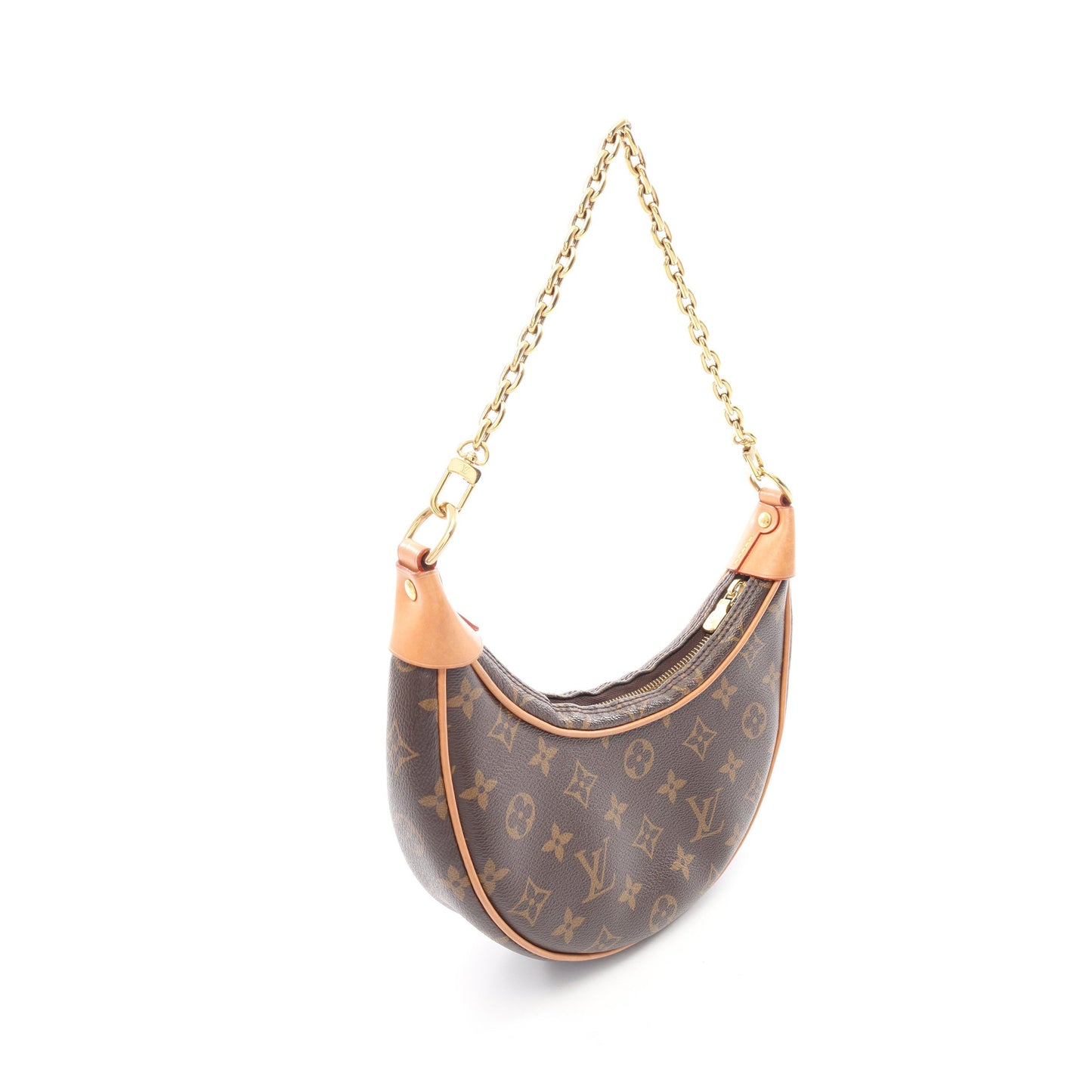 ループ モノグラム 2WAY チェーンショルダーバッグ PVC レザー ブラウン ルイヴィトン バッグ LOUIS VUITTON
