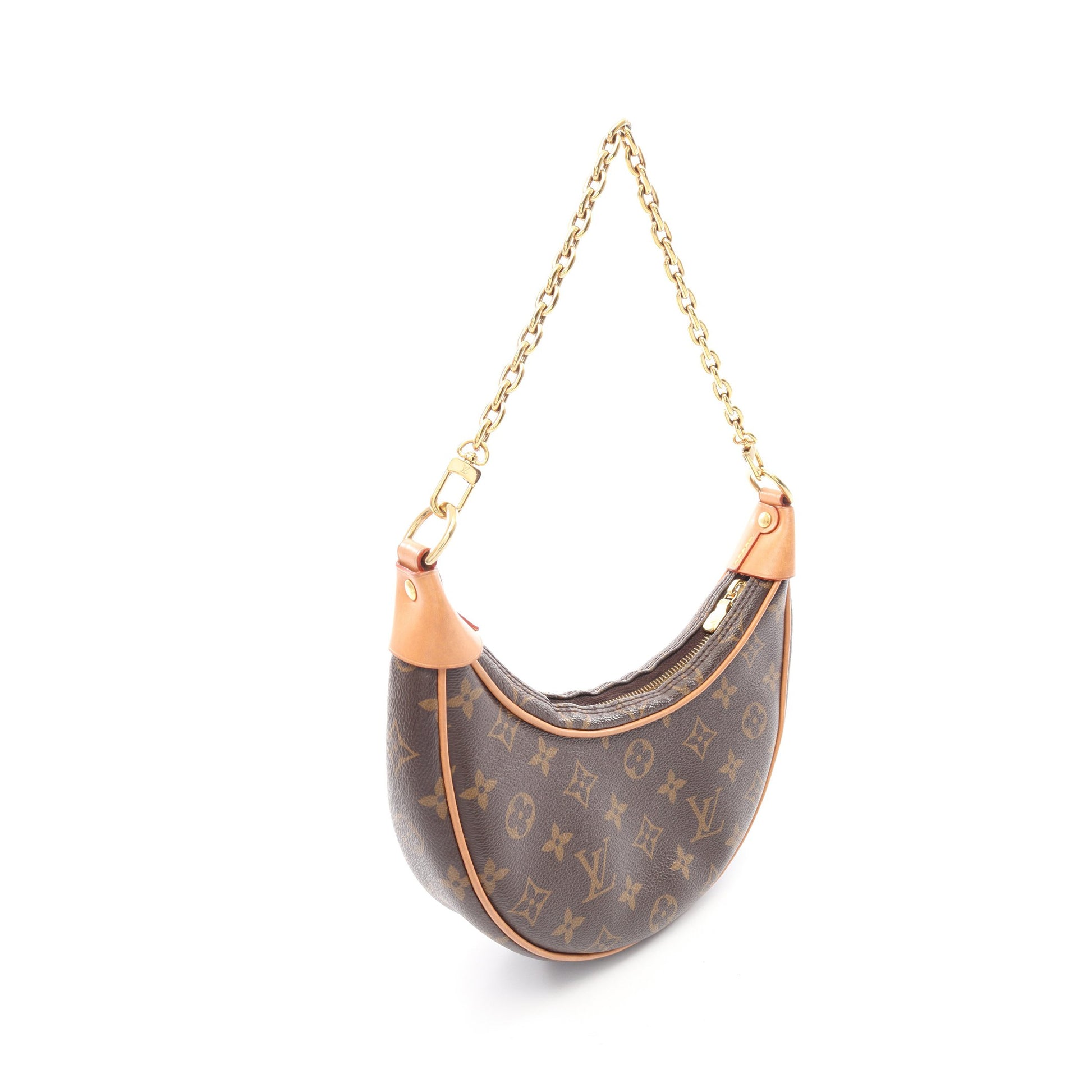 ループ モノグラム 2WAY チェーンショルダーバッグ PVC レザー ブラウン ルイヴィトン バッグ LOUIS VUITTON