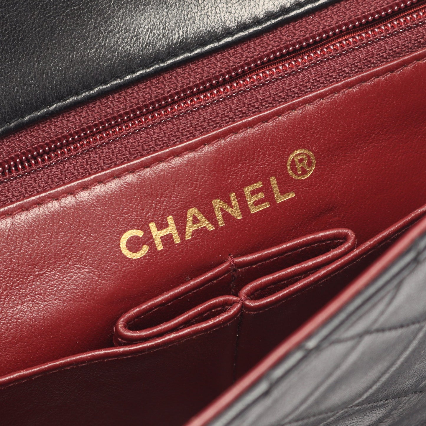 ミニマトラッセ20 チェーンショルダーバッグ ラムスキン ブラック ゴールド金具 ヴィンテージ シャネル バッグ CHANEL