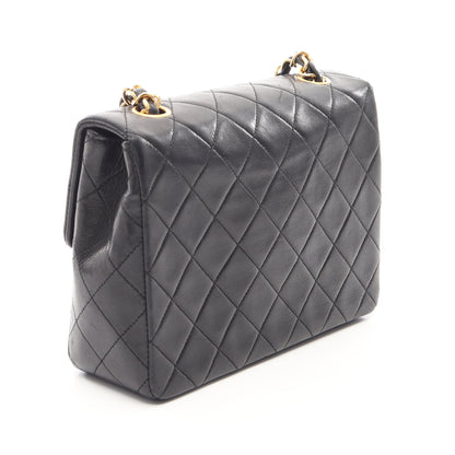 ミニマトラッセ20 チェーンショルダーバッグ ラムスキン ブラック ゴールド金具 ヴィンテージ シャネル バッグ CHANEL