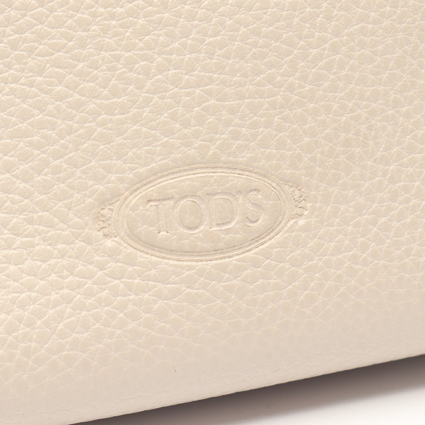 Tタイムレス マイクロ 2WAY ハンドバッグ レザー ライトベージュ トッズ バッグ TOD'S