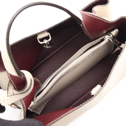 Tタイムレス マイクロ 2WAY ハンドバッグ レザー ライトベージュ トッズ バッグ TOD'S