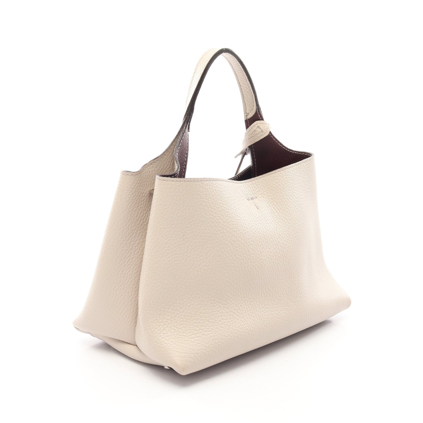 Tタイムレス マイクロ 2WAY ハンドバッグ レザー ライトベージュ トッズ バッグ TOD'S