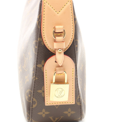 スラウチィ PM モノグラム ワンショルダーバッグ PVC レザー ブラウン ルイヴィトン バッグ LOUIS VUITTON