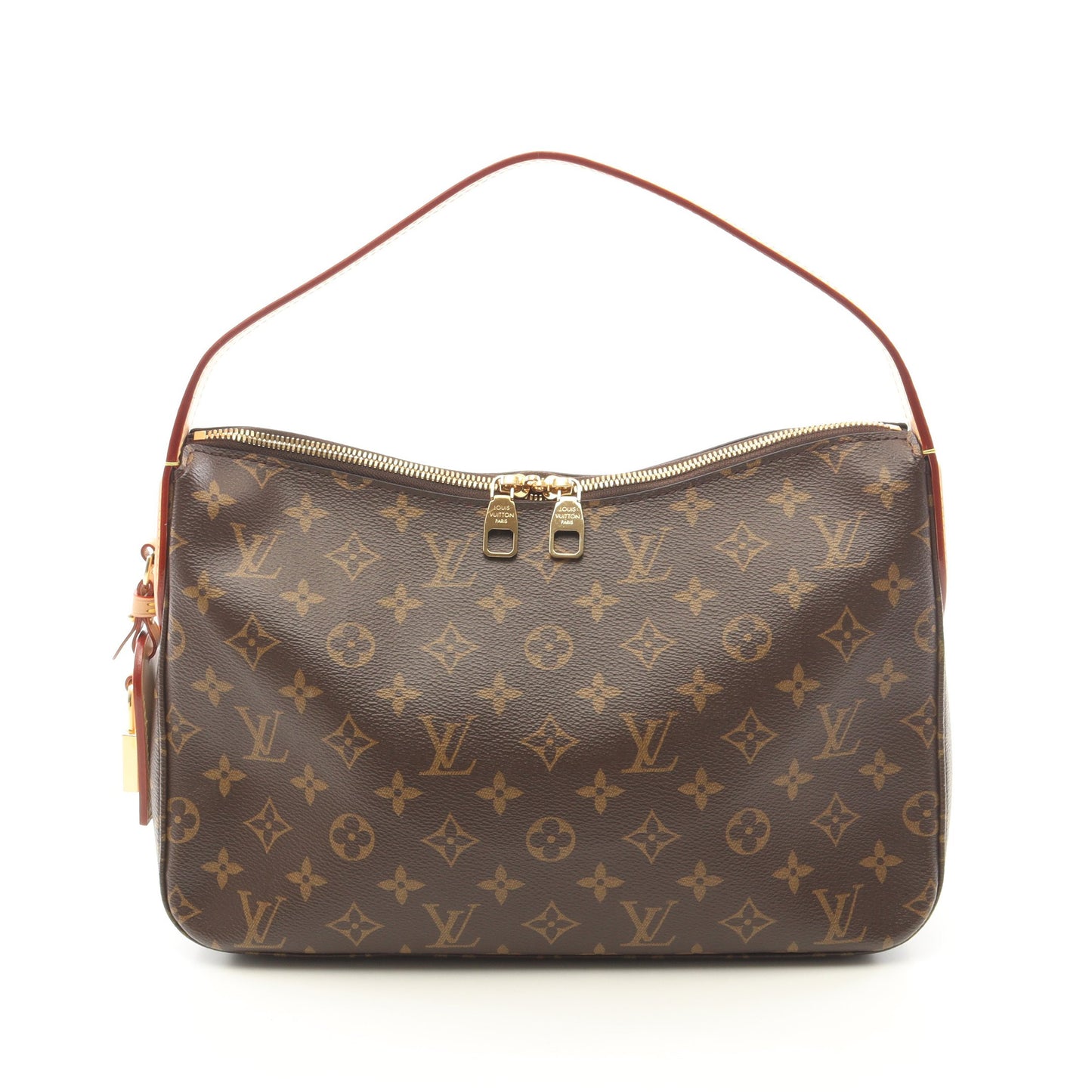 スラウチィ PM モノグラム ワンショルダーバッグ PVC レザー ブラウン ルイヴィトン バッグ LOUIS VUITTON