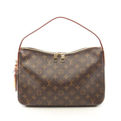 スラウチィ PM モノグラム ワンショルダーバッグ PVC レザー ブラウン ルイヴィトン バッグ LOUIS VUITTON