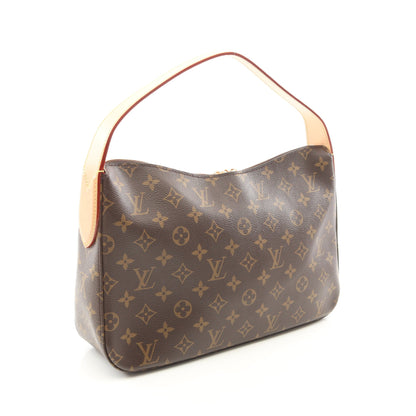 スラウチィ PM モノグラム ワンショルダーバッグ PVC レザー ブラウン ルイヴィトン バッグ LOUIS VUITTON