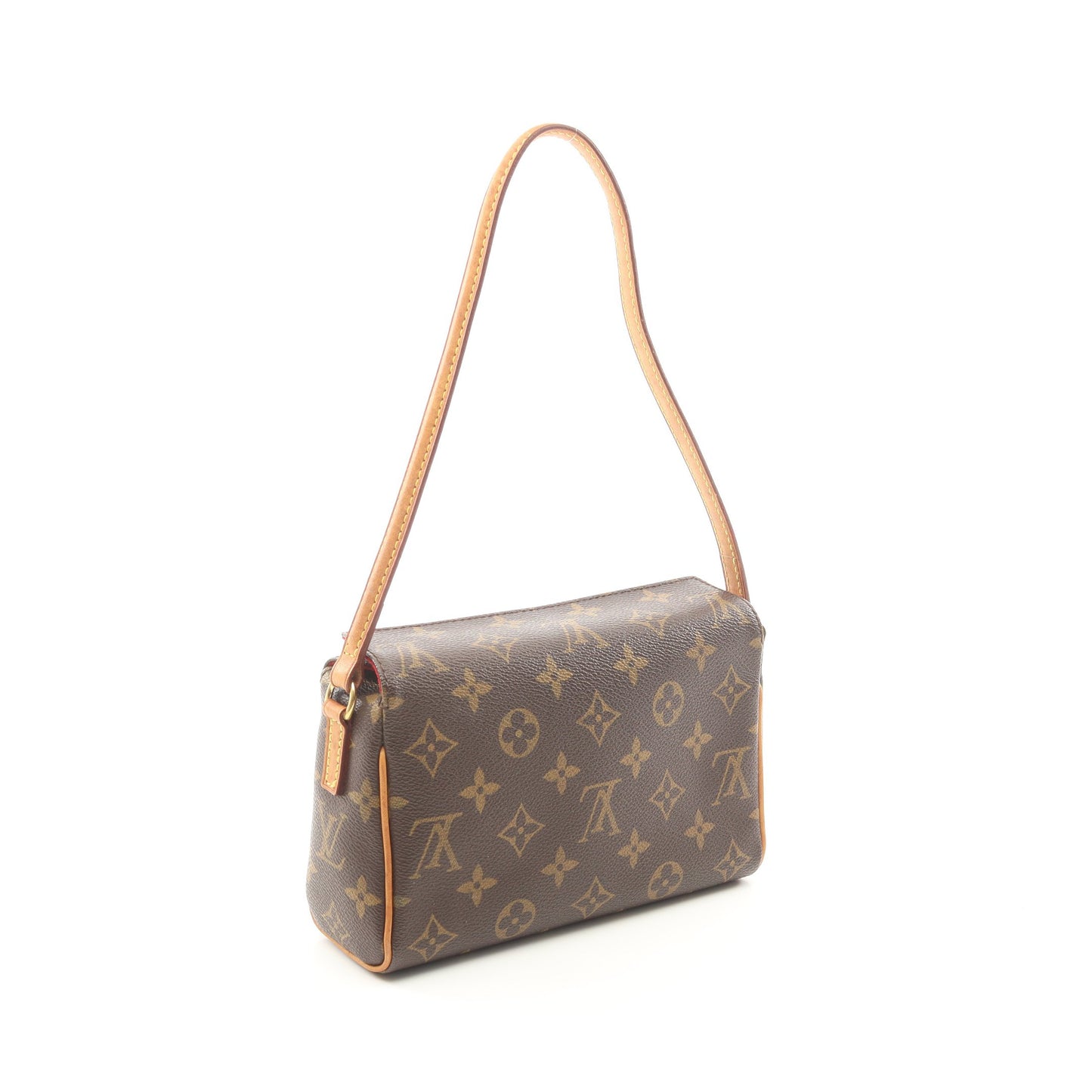 レシタル モノグラム ハンドバッグ PVC レザー ブラウン ルイヴィトン バッグ LOUIS VUITTON