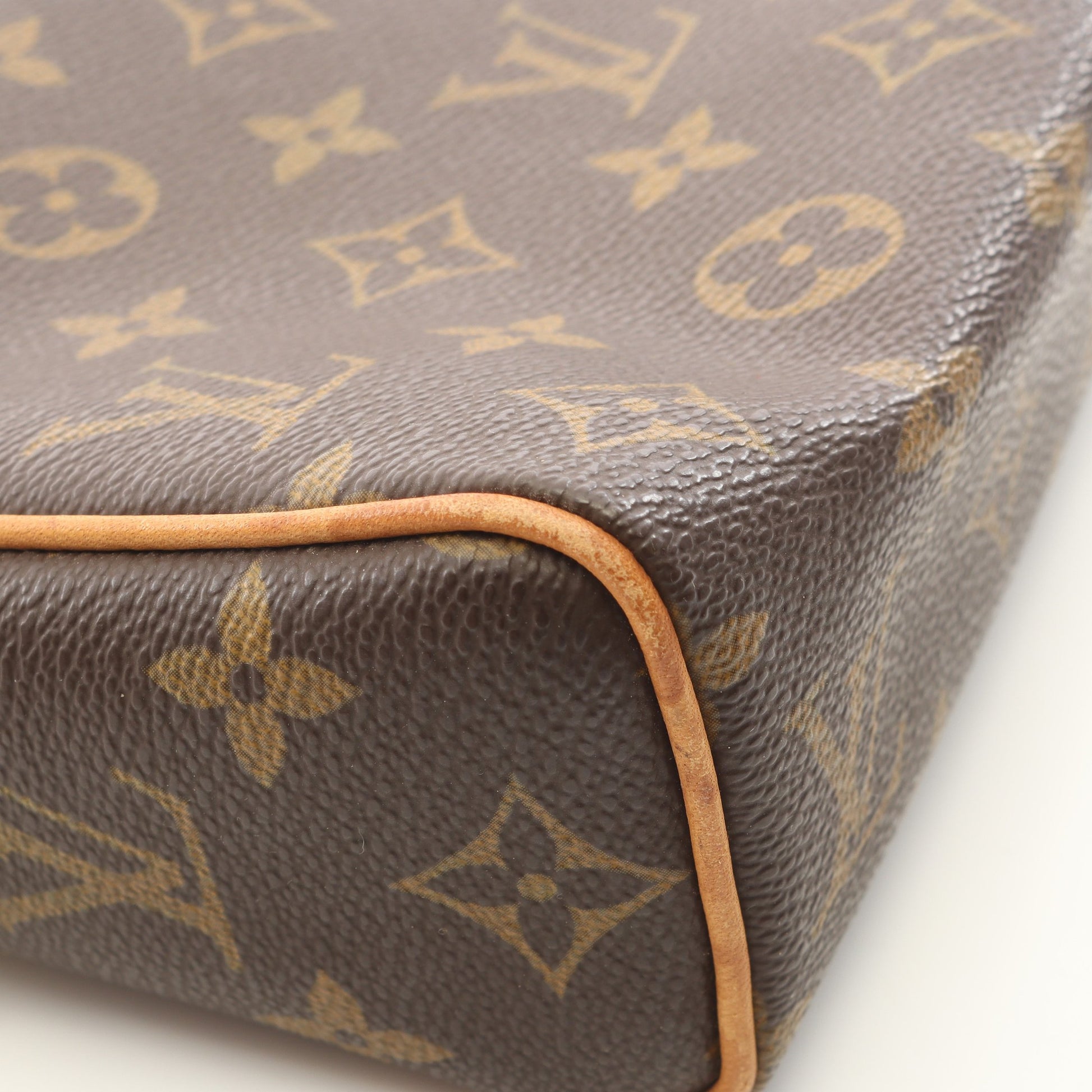 レシタル モノグラム ハンドバッグ PVC レザー ブラウン ルイヴィトン バッグ LOUIS VUITTON