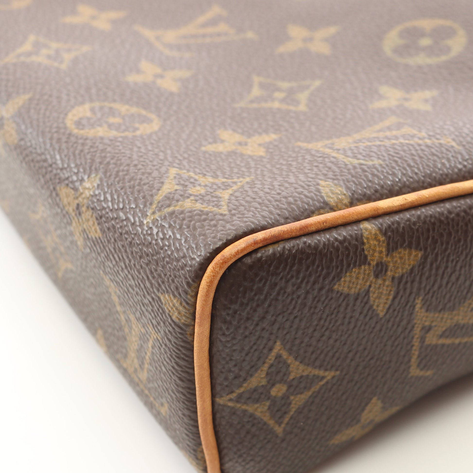 レシタル モノグラム ハンドバッグ PVC レザー ブラウン ルイヴィトン バッグ LOUIS VUITTON
