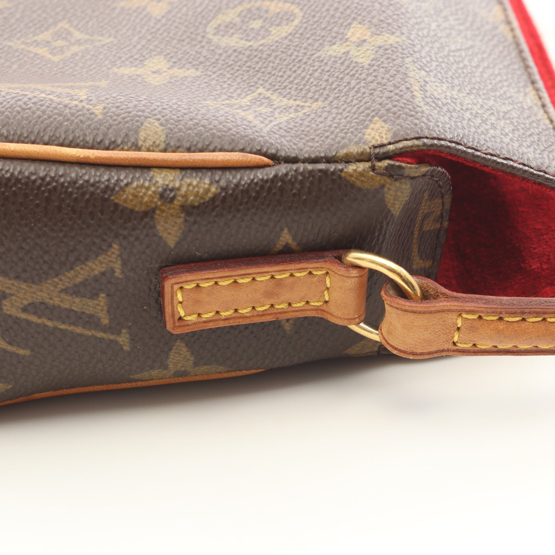 レシタル モノグラム ハンドバッグ PVC レザー ブラウン ルイヴィトン バッグ LOUIS VUITTON