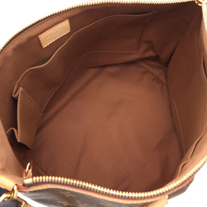 パレルモPM モノグラム 2WAY ハンドバッグ PVC レザー ブラウン ルイヴィトン バッグ LOUIS VUITTON
