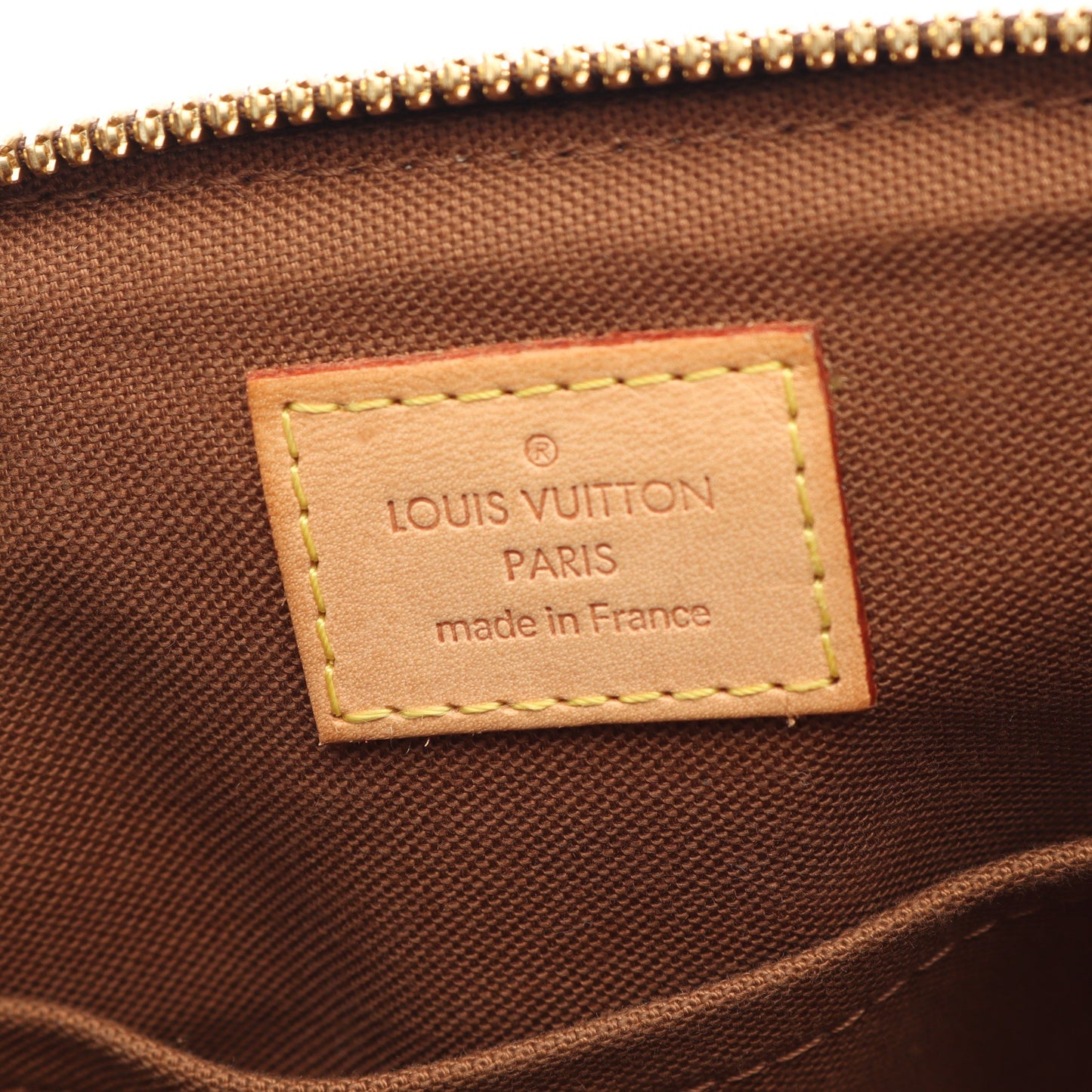 パレルモPM モノグラム 2WAY ハンドバッグ PVC レザー ブラウン ルイヴィトン バッグ LOUIS VUITTON