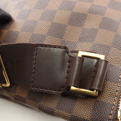 ポシェット ボスフォール ダミエエベヌ ショルダーバッグ PVC レザー ブラウン ルイヴィトン バッグ LOUIS VUITTON