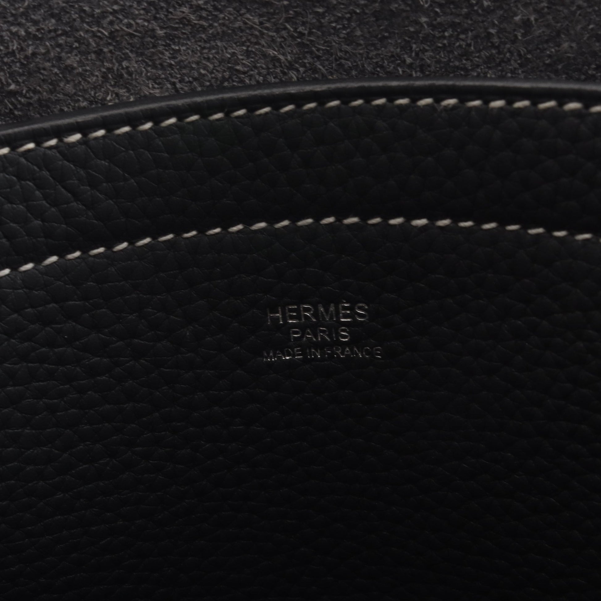 カバセリエ31 グリミスティ ショルダーバッグ トートバッグ トリヨンクレマンス グレー W刻印 エルメス バッグ HERMES