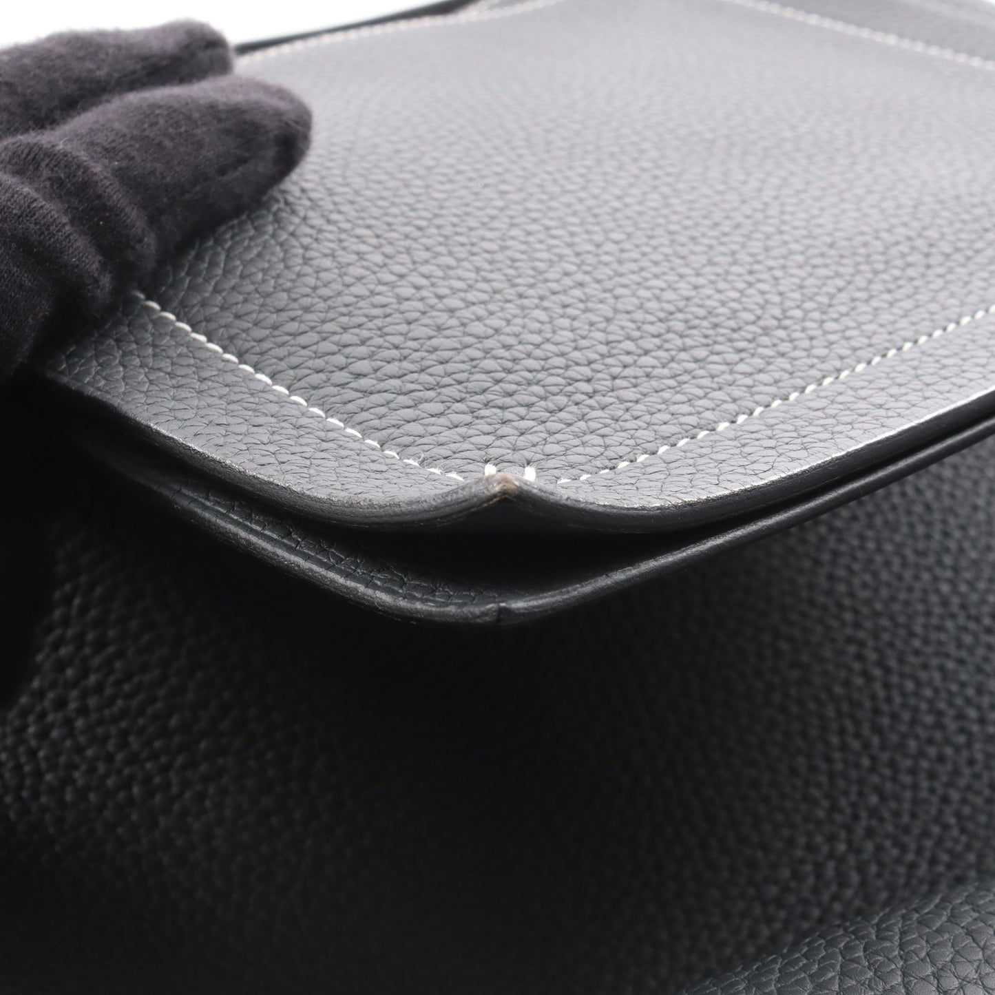 カバセリエ31 グリミスティ ショルダーバッグ トートバッグ トリヨンクレマンス グレー W刻印 エルメス バッグ HERMES