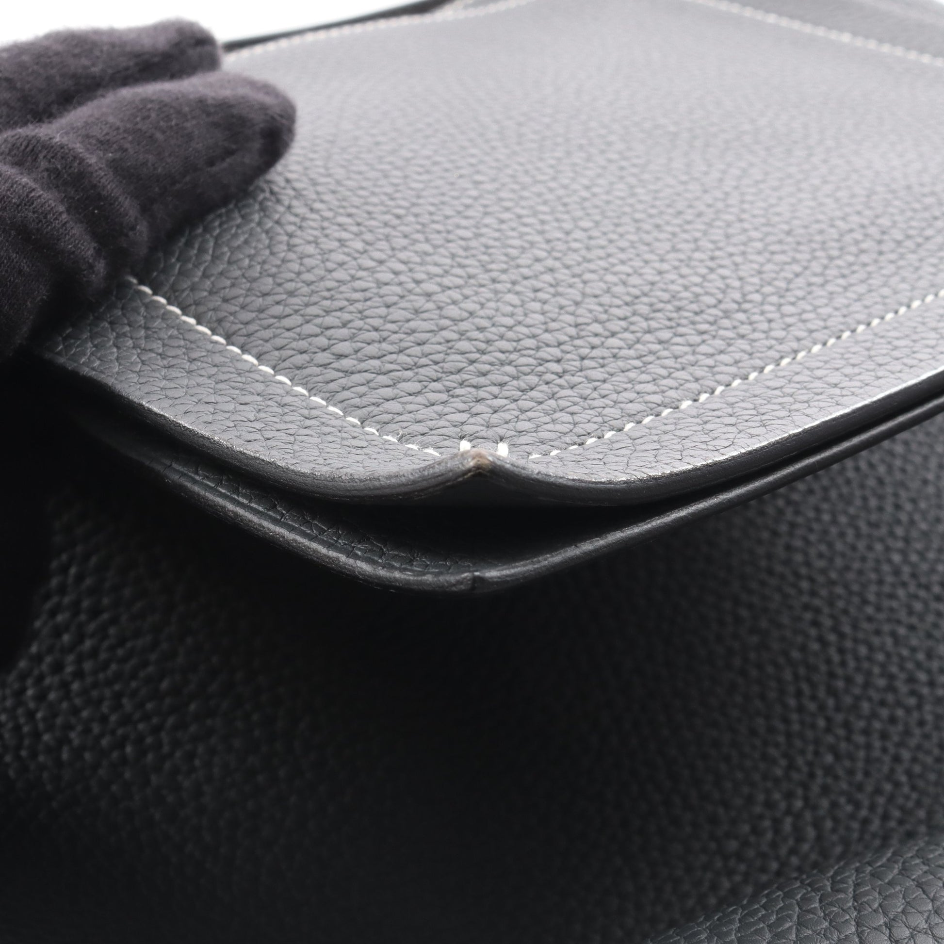 カバセリエ31 グリミスティ ショルダーバッグ トートバッグ トリヨンクレマンス グレー W刻印 エルメス バッグ HERMES