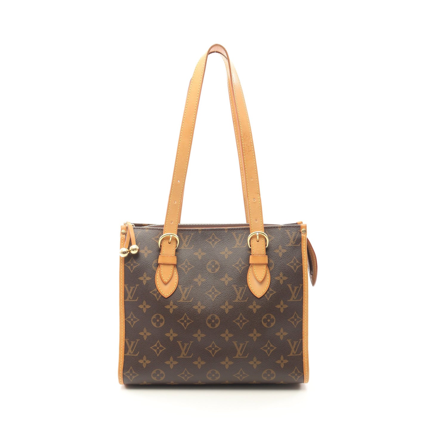 ポパンクール オ モノグラム ショルダーバッグ トートバッグ PVC レザー ブラウン ルイヴィトン バッグ LOUIS VUITTON
