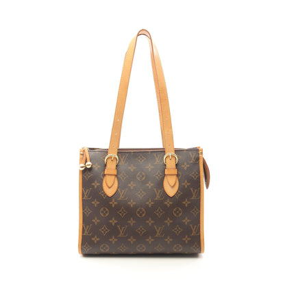 ポパンクール オ モノグラム ショルダーバッグ トートバッグ PVC レザー ブラウン ルイヴィトン バッグ LOUIS VUITTON