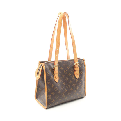 ポパンクール オ モノグラム ショルダーバッグ トートバッグ PVC レザー ブラウン ルイヴィトン バッグ LOUIS VUITTON