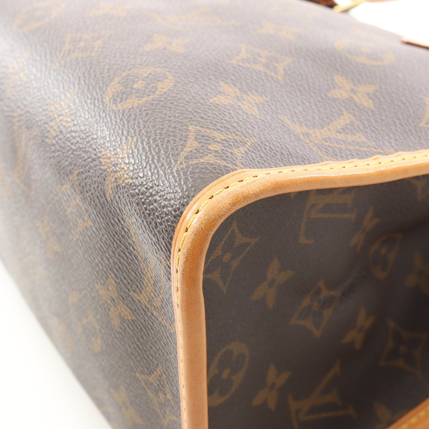 ポパンクール オ モノグラム ショルダーバッグ トートバッグ PVC レザー ブラウン ルイヴィトン バッグ LOUIS VUITTON