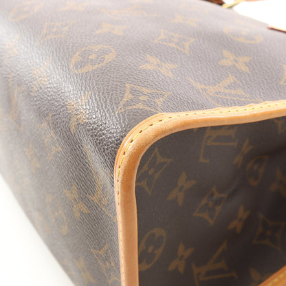 ポパンクール オ モノグラム ショルダーバッグ トートバッグ PVC レザー ブラウン ルイヴィトン バッグ LOUIS VUITTON