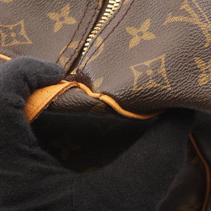 キーポル50 モノグラム ボストンバッグ PVC レザー ブラウン ルイヴィトン バッグ LOUIS VUITTON