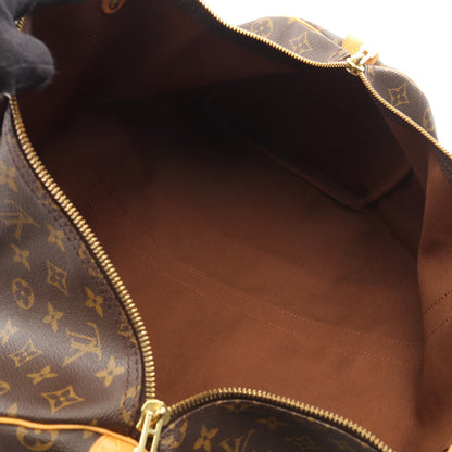 キーポル50 モノグラム ボストンバッグ PVC レザー ブラウン ルイヴィトン バッグ LOUIS VUITTON