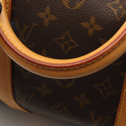 キーポル50 モノグラム ボストンバッグ PVC レザー ブラウン ルイヴィトン バッグ LOUIS VUITTON
