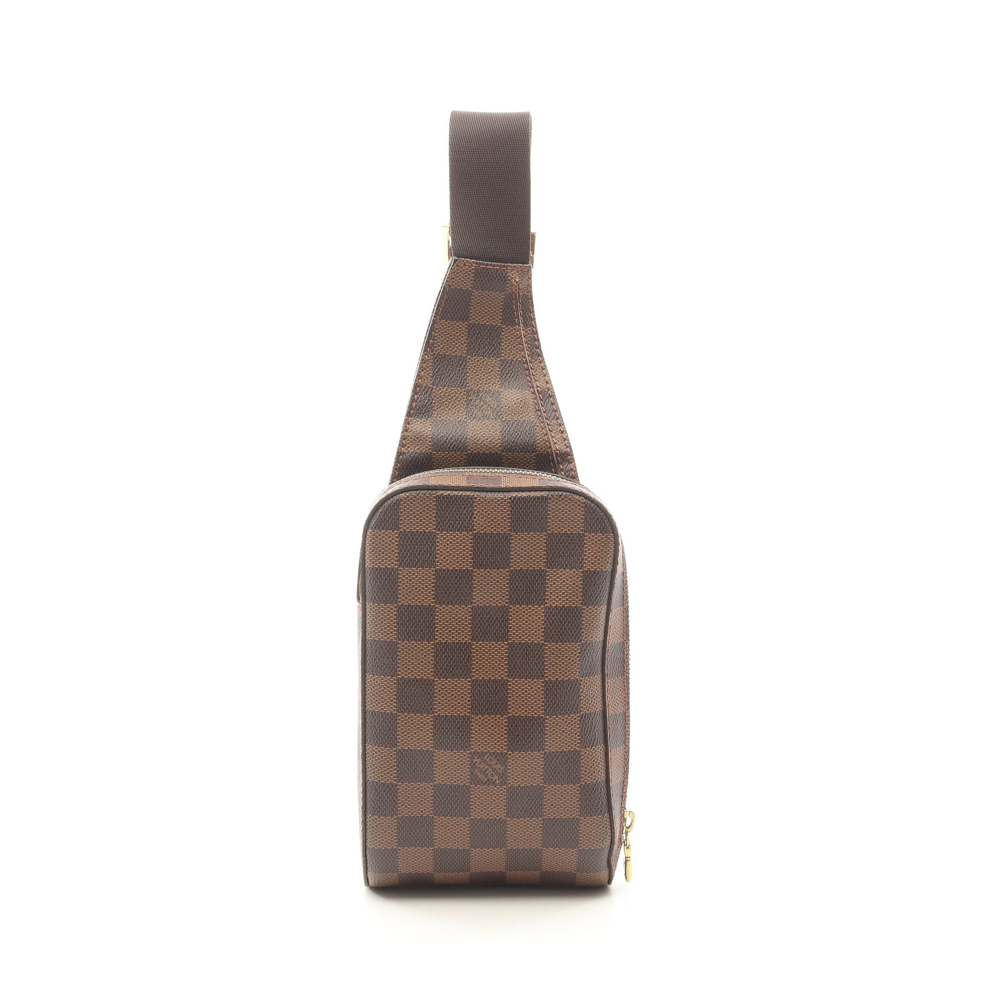 ジェロニモス ダミエエベヌ ボディバッグ PVC ブラウン ルイヴィトン バッグ LOUIS VUITTON