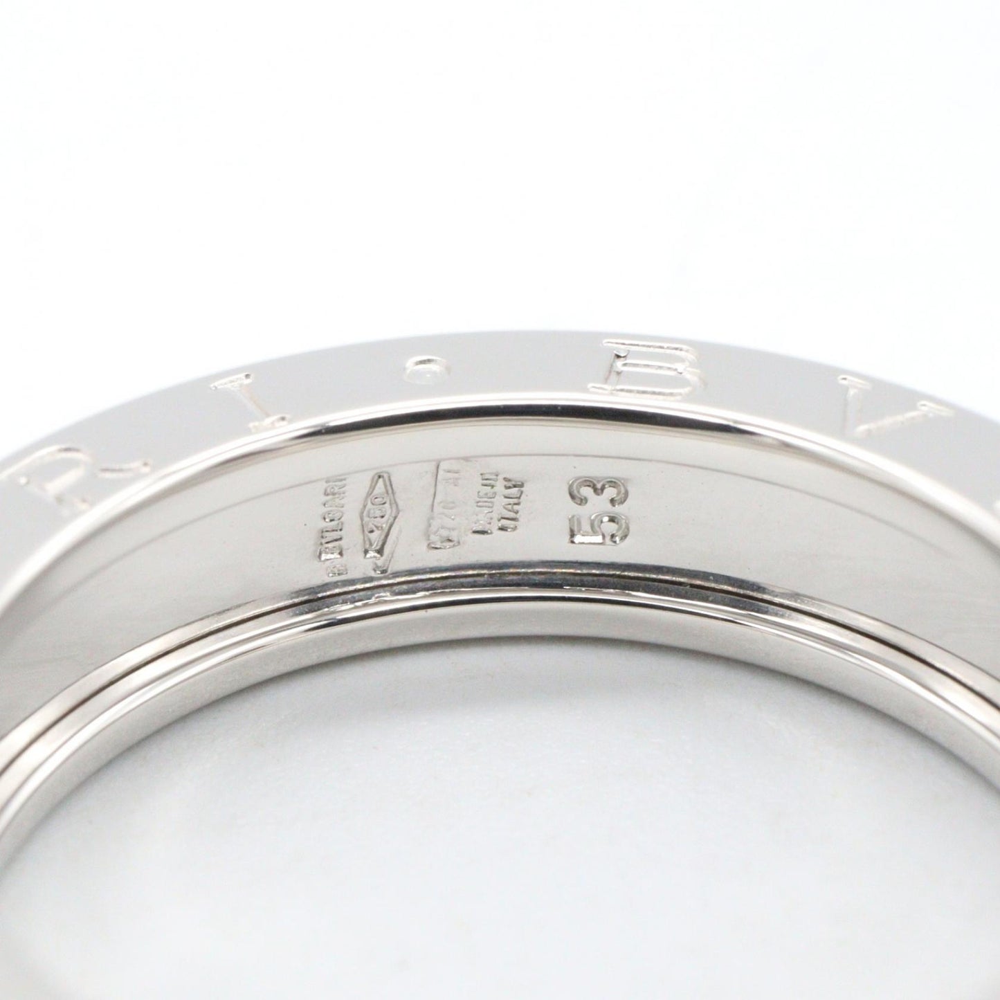 B-zero1 ビーゼロワン リング 1バンド リング 指輪 K18WG ホワイトゴールド ブルガリ アクセサリー BVLGARI