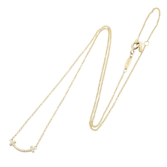 Tスマイルミニ ダイヤ ネックレス ネックレス K18YG ダイヤモンド イエローゴールド クリア ティファニー アクセサリー TIFFANY & Co.