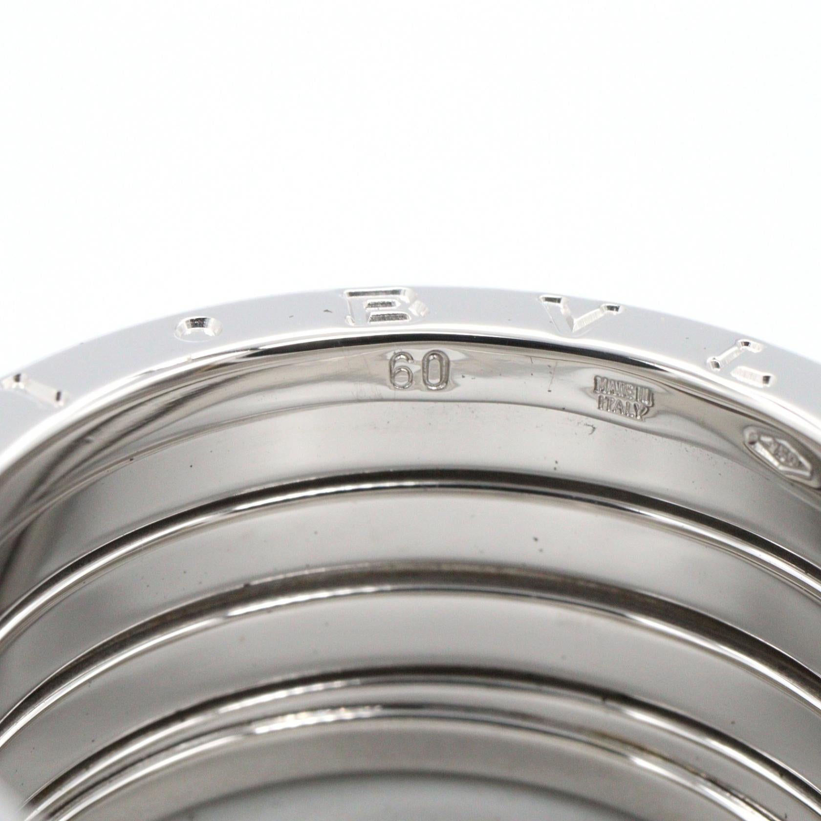 B-zero1 ビーゼロワン リング 4バンド リング 指輪 K18WG ホワイトゴールド ブルガリ アクセサリー BVLGARI