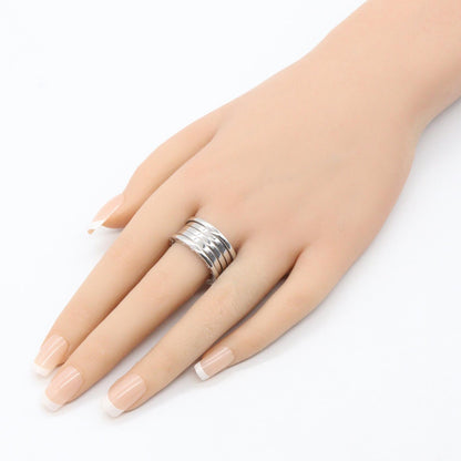 B-zero1 ビーゼロワン リング 4バンド リング 指輪 K18WG ホワイトゴールド ブルガリ アクセサリー BVLGARI