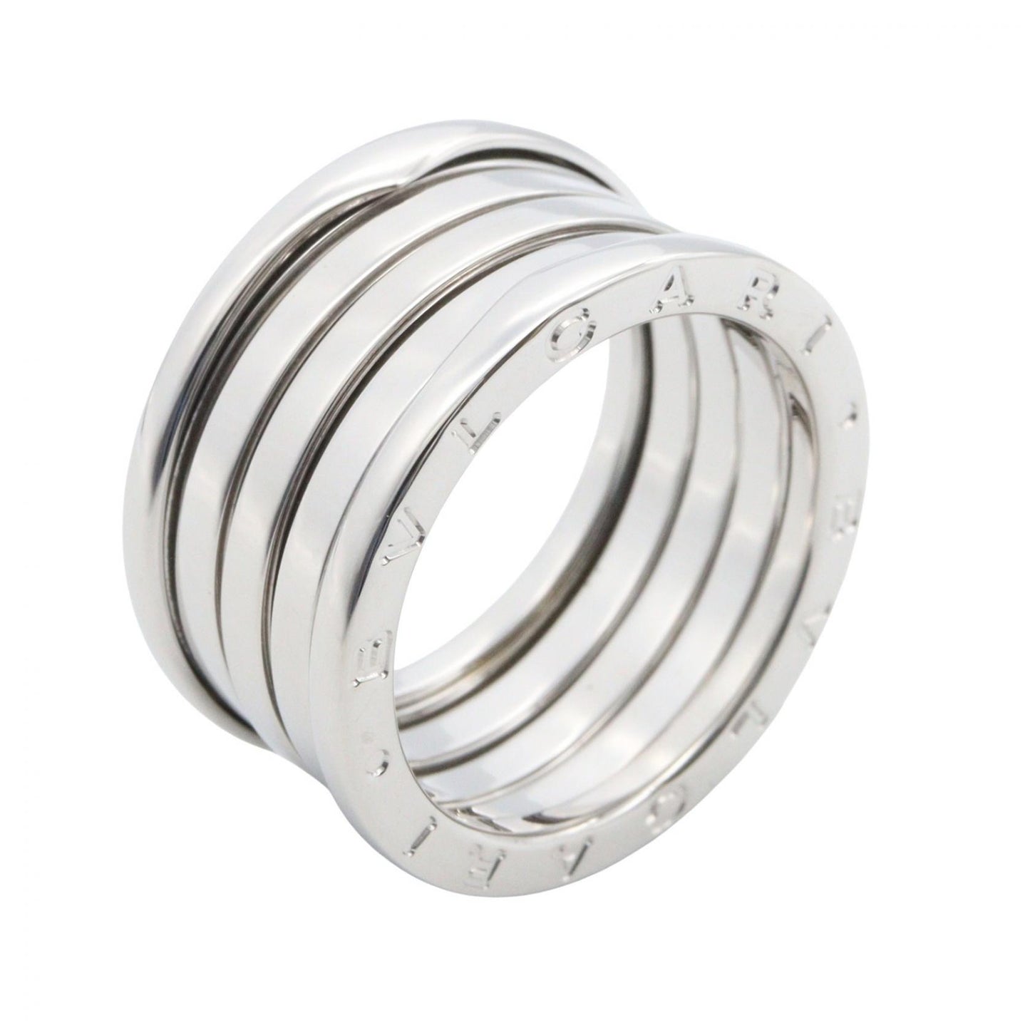 B-zero1 ビーゼロワン リング 4バンド リング 指輪 K18WG ホワイトゴールド ブルガリ アクセサリー BVLGARI