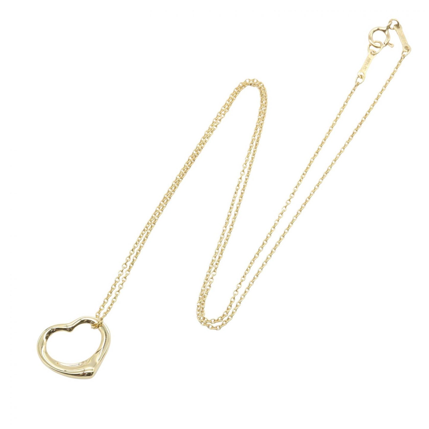 オープンハート ネックレス スモール ネックレス K18YG イエローゴールド ティファニー アクセサリー TIFFANY & Co.