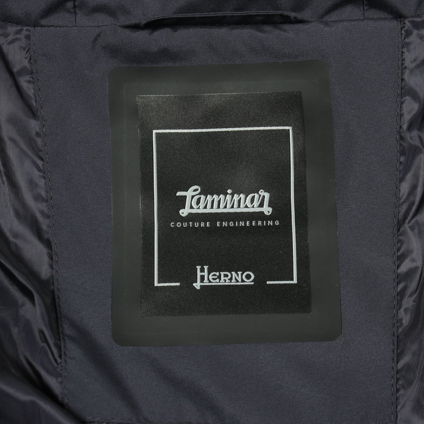 LAMINAR ラミナー フード付き ダウンジャケット ネイビー ヘルノ