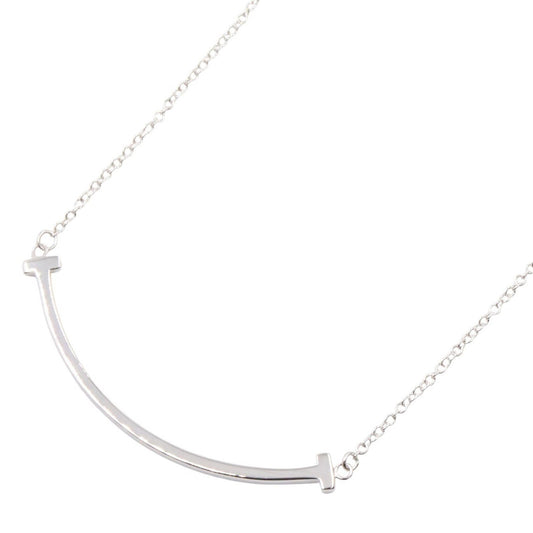 Tスマイル スモール ネックレス ネックレス K18WG ホワイトゴールド ティファニー アクセサリー TIFFANY & Co.