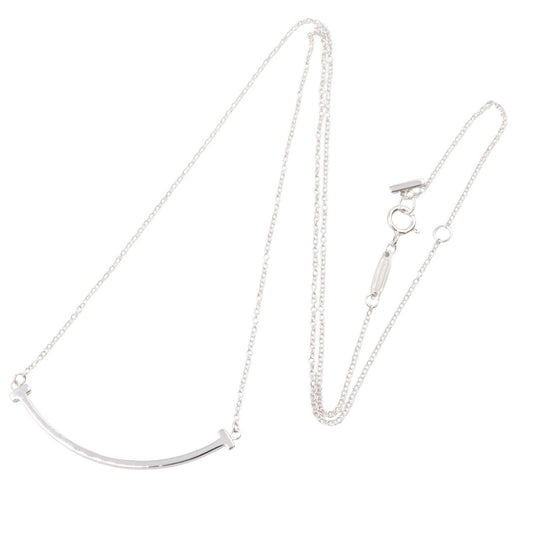 Tスマイル スモール ネックレス ネックレス K18WG ホワイトゴールド ティファニー アクセサリー TIFFANY & Co.