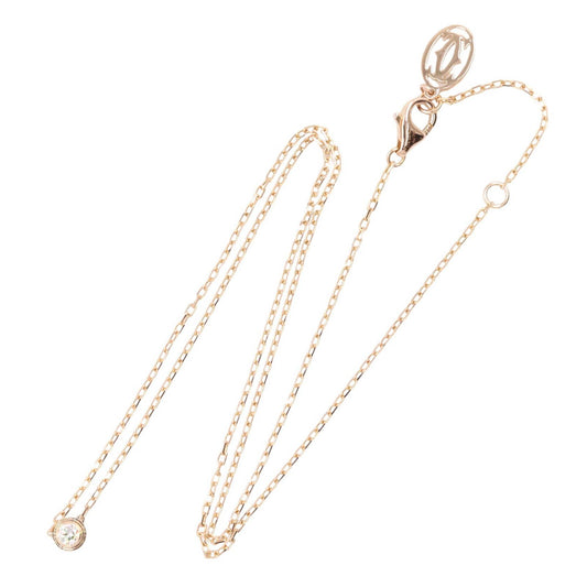 ダムール SM ネックレス ネックレス K18PG ダイヤモンド ピンクゴールド クリア カルティエ アクセサリー Cartier
