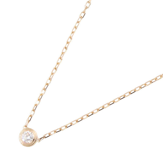 ダムール SM ネックレス ネックレス K18PG ダイヤモンド ピンクゴールド クリア カルティエ アクセサリー Cartier
