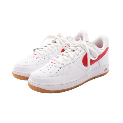 NIKE AIR FORCE 1 LOW RETRO ローカットスニーカー レザー ホワイト レッド ナイキ