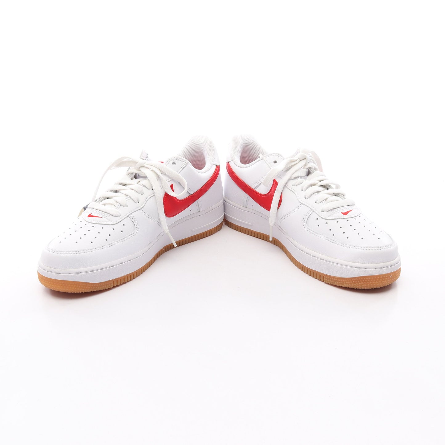 NIKE AIR FORCE 1 LOW RETRO ローカットスニーカー レザー ホワイト レッド ナイキ