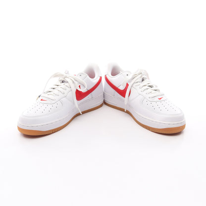 NIKE AIR FORCE 1 LOW RETRO ローカットスニーカー レザー ホワイト レッド ナイキ