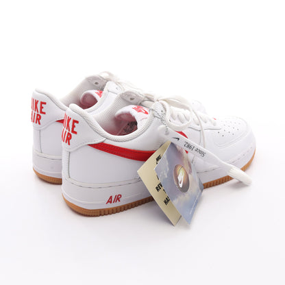 NIKE AIR FORCE 1 LOW RETRO ローカットスニーカー レザー ホワイト レッド ナイキ