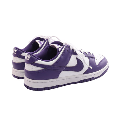 DUNK LOW RETRO ローカットスニーカー レザー パープル ホワイト ナイキ