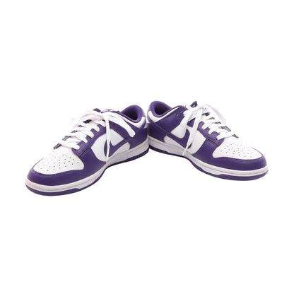 DUNK LOW RETRO ローカットスニーカー レザー パープル ホワイト ナイキ