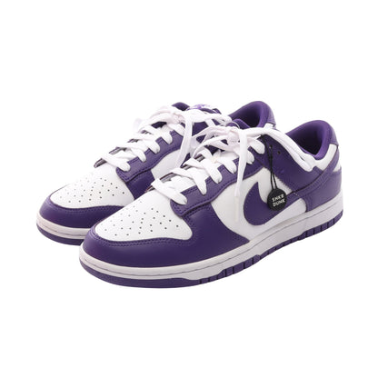 DUNK LOW RETRO ローカットスニーカー レザー パープル ホワイト ナイキ