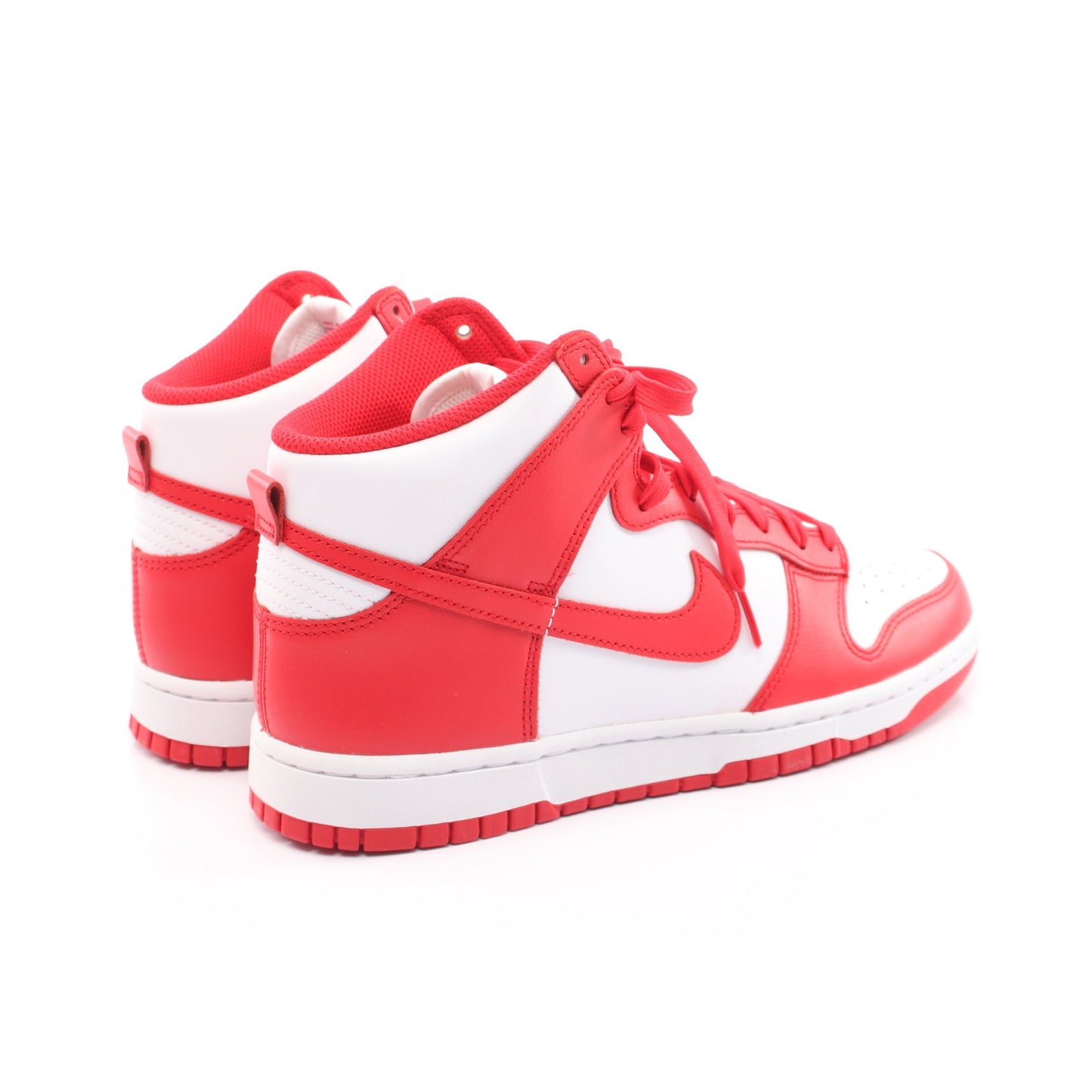 NIKE DUNK HI RETRO ハイカットスニーカー レザー レッド ホワイト ナイキ シューズ NIKE
